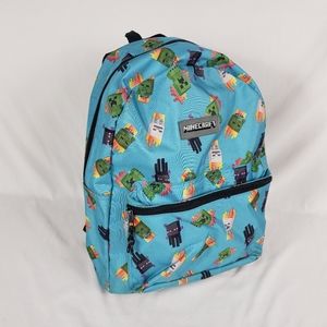 Minecraft Backpack Blue